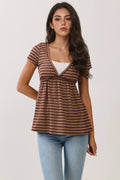 Cocoa Sweetheart Babydoll Top