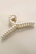 Pearl Hair Claw Clip - Copper & Linen